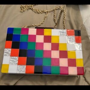 Plastic acrylic clutch